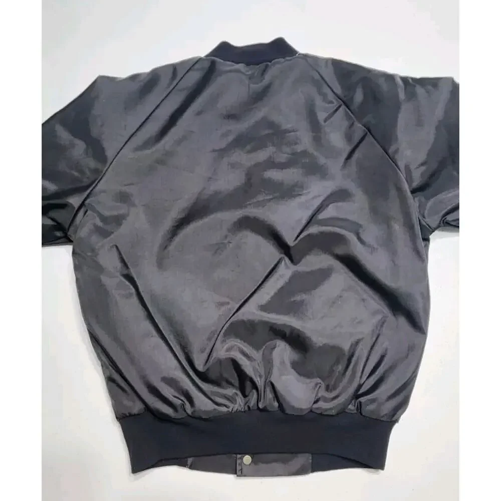 Vintage Rebels Baseball Jacket Button Coat Size Youth Large Made In USA